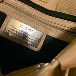 DKNY tan bag
